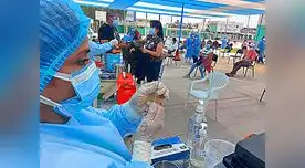 Continua vacunaación a la población contra el Covid-19.