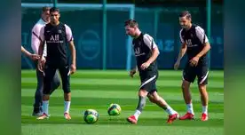 Lionel Messi aún no esta para debutar con el PSG trabaja muy fuerte.