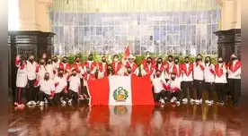 Despedida en Palacio de Gobierno de la delegación peruana a los Paralímpicos de Tokio 2020.