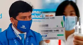 Titular de EsSalud recomendó la vacuna china.