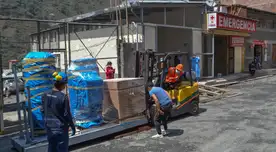 Llega planta de oxigeno al hospital de Sandia.