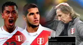 Ricardo Gareca lamenta que se perjudiquen los futbolistas  a los que convocó.