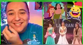 Samuel Suárez no pudo dejar de reírse por las graciosas comparaciones.