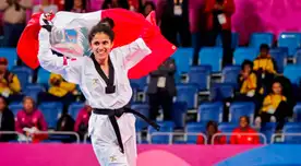 Angélica Espinoza consigue medalla de oro para el Perú tras vencer en la final de parataekwondo.