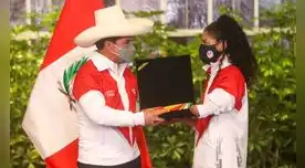 Angélica Espinoza ganó la primera medalla de oro para Perú en los Juegos Paralímpicos Tokio 2020. Foto: Twitter
