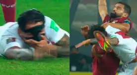 agresión a Gianluca Lapadula