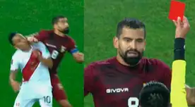 Tomás Rincón recibe tarjeta roja