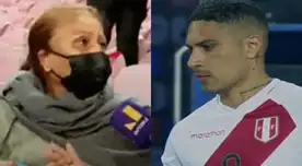 Petronila Gonzáles, madre de Paolo Guerrero, llegó al Estadio Nacional, y aprovechó en dar su opinión sobre el desempeño de su hijo.