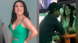 Tula Rodríguez y Gino Barbieri conversan en Miami. Foto: Tula Rodríguez/Instagram/captura de ATV