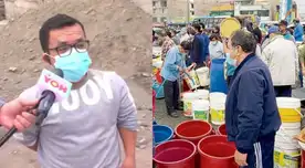 Chikiplum contó la desgracia que vive en San Juan de Lurigancho tras el aniego que no le permite tener agua, y denunció a algunos conductores de cisternas.
