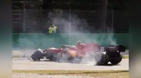 Rondó la tragedia en circuito de Monza. Piloto español Sainz tuvo accidente. Rondó la tragedia en circuito de Monza. Piloto español Sainz tuvo accidente.