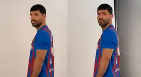 Barcelona: Sergio Agüero hacía sesión de fotos y la persona menos pensada apareció [VIDEO]