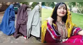 “No es parte de nuestra cultura”: afganas protestan por vestimenta impuesta por talibanes. Foto: EFE