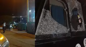 Asaltan y secuestran bus interprovincial Asaltan y secuestran bus interprovincial