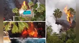 Mira el insólito momento que lava del volcán Cumbre Vieja destruye piscina en la isla La Palma. Mira el insólito momento que lava del volcán Cumbre Vieja destruye piscina en la isla La Palma.