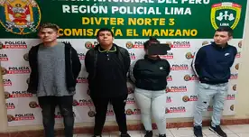 Los detenidos tras las diligencias fueron puestos a disposición del Depincri- Rímac
