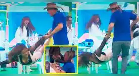 Flor de Huaraz y el Gringo Karl se juntaron en el programa de Ernesto Pimentel.