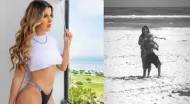 Yahaira Plasencia disfruta de las playas de Punta Cana. Yahaira Plasencia disfruta de las playas de Punta Cana.