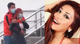 Deysi Araujo sorprendida con joven cariñosamente, según Magaly TV: La Firme.