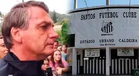 En las imágenes se ve que Bolsonario no porta la mascarilla. Incluso fue multado por no usar el material sanitario.