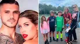 Wanda Nara celebró el Día de la Madre este domingo y ella misma se saludó.