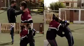 Peculiar escena de un reportero en Pueblo Libre llamó la atención en las redes sociales.