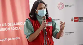 Anahí Durand, ministra de la Mujer y Poblaciones Vulnerables.