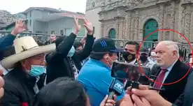 Legislador fue abucheado en Cajamarca y le pidieron que nunca más regrese.
