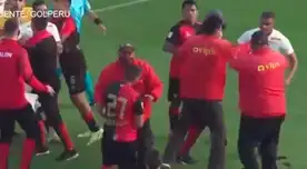 Kevin Quevedo y Nelinho Quina casi se van a las manos en el U vs. Melgar.