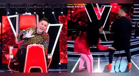 Eva Ayllón bailó festejo junto a Joey Montana en “La Voz Kids”.