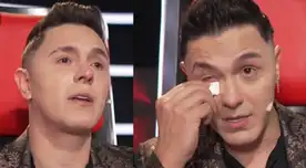 Joey Montana rompe en llanto tras eliminar a niños de La Voz Kids.
