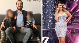 Miguel Hidalgo demuestra que lleva buena relación con Tilsa Lozano por sus hijos.