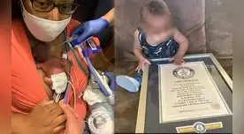 Curtis nació en julio de 2020, a las 21 semanas y un día de gestación. | Foto: composición GLR / Guinnes World Records Curtis nació en julio de 2020, a las 21 semanas y un día de gestación. | Foto: composición GLR / Guinnes World Records