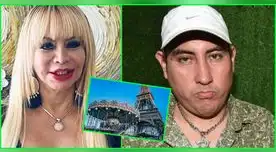 Susy Díaz y Walter Obregón en Francia.