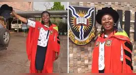 Fuerte. Una mujer que quedó ciega retomó estudios y terminó la universidad con doctorado.