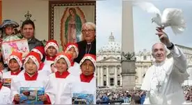 Plaza de San Pedro estará adornada este año con motivos andinos, como llamas y cóndores.