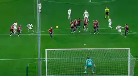 Zlatan Ibrahimovic marcó un golazo para el Milan ante Genoa en la Serie A de Italia Zlatan Ibrahimovic marcó un golazo para el Milan ante Genoa en la Serie A de Italia