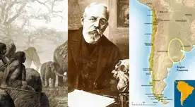 Su teoría se basa en el descubrimiento de restos de huesos (fémur, vértebras y cráneos) de la Era Terciaria.