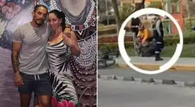 Ángel Véliz reaparece junto a su esposa