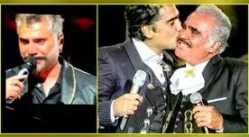 Alejandro Fernández llora amargamente la pérdida de su padre, Vicente Fernández.