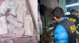 El Agustino: Caen falsificadores con 15 mil dólares y más de 20 mil soles "bambas" [VIDEO]