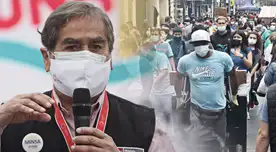 Ugarte también sugirió que en los espacios públicos se debe seguir exigiendo el carné de vacunación a las personas.