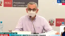 Pedro Francke, ministro de Economía y Finanzas.