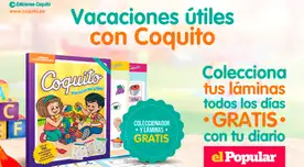 “Vacaciones útiles con Coquito” es una forma de que tus niños aprovechen estas vacaciones y afiancen sus competencias de lectoescritura.