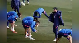 El técnico del Atlético de Madrid , Diego Simeone es uno de los cinco contagiados de su equipo.