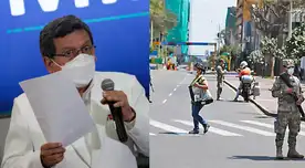 Ministro Cevallos responde tras la consulta de una cuarentena