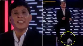 Hugo Apaza sorprende al regresar a Yo Soy con el pie fracturado: “Los miedos ta se alejaron” [VIDEO]