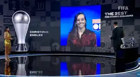 Premios The Best: chilena Christiane Endler ganó el galardón a mejor arquera Premios The Best: chilena Christiane Endler ganó el galardón a mejor arquera