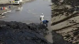 Playas del litoral peruano quedan contaminadas tras derrame de petróleo. Playas del litoral peruano quedan contaminadas tras derrame de petróleo.