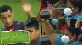 Mamá celebró el gol de su hijo Yoshimar Yotún Mamá celebró el gol de su hijo Yoshimar Yotún